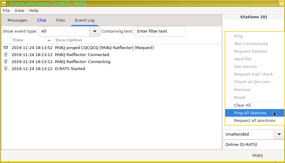 ratflector instellingen: